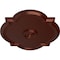 Ekena Millwork Waltz Ceiling Medallion (Fits Canopies up to 5 1/4"), 24"W x 20 1/2"H x 1 1/8"P, Antique Copper CM24WAACS - alternate 3